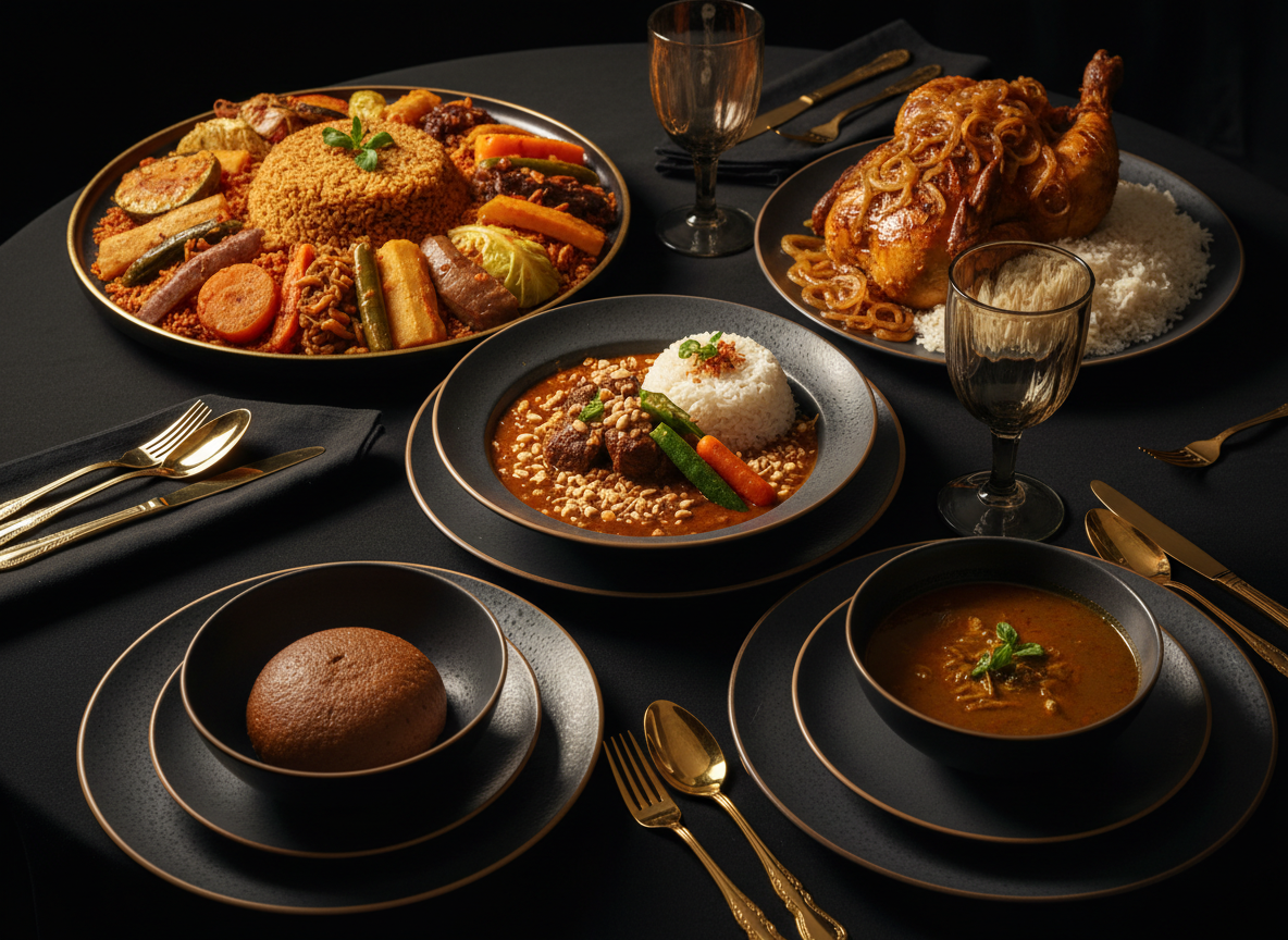 Mafé, Yassa, Thiéboudiène — cuisine africaine MB.BOSSFOOD